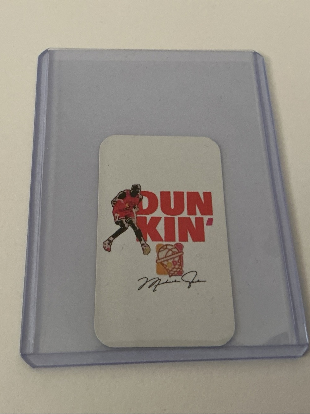 1998-99 Skybox EX Michael Jordan Dunk N Go Nuts Mini Holo Refractor Tobacco Card - Picture 3 of 5